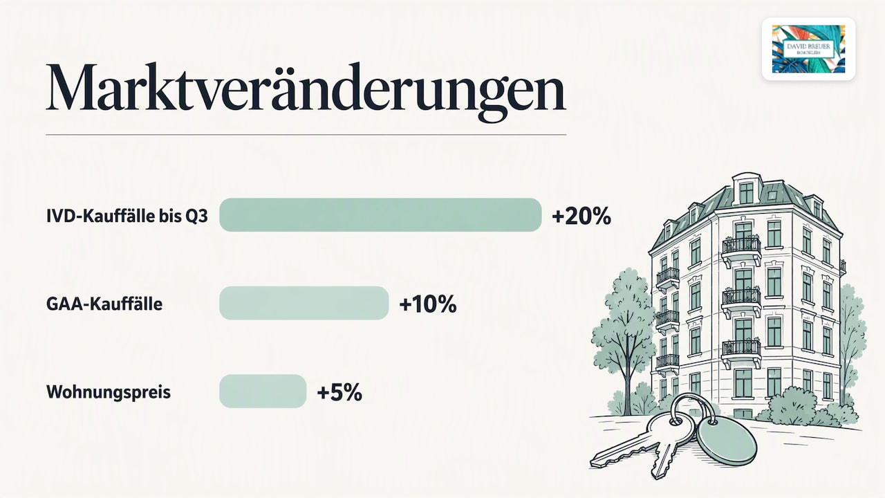 Berliner Kauffälle und Wohnungspreise 2025